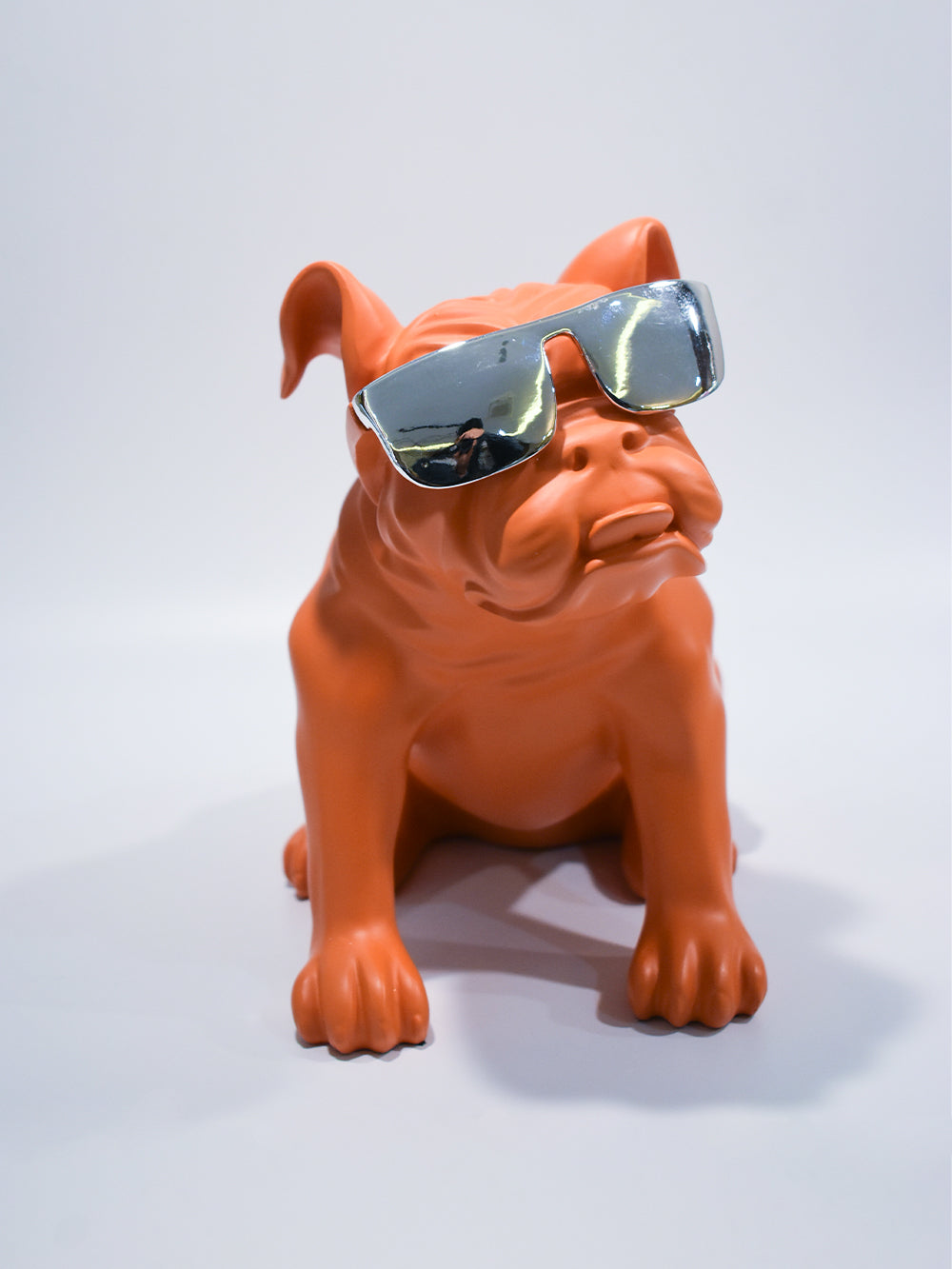 Bull Cool Orange Animal Figurines Decor Object
