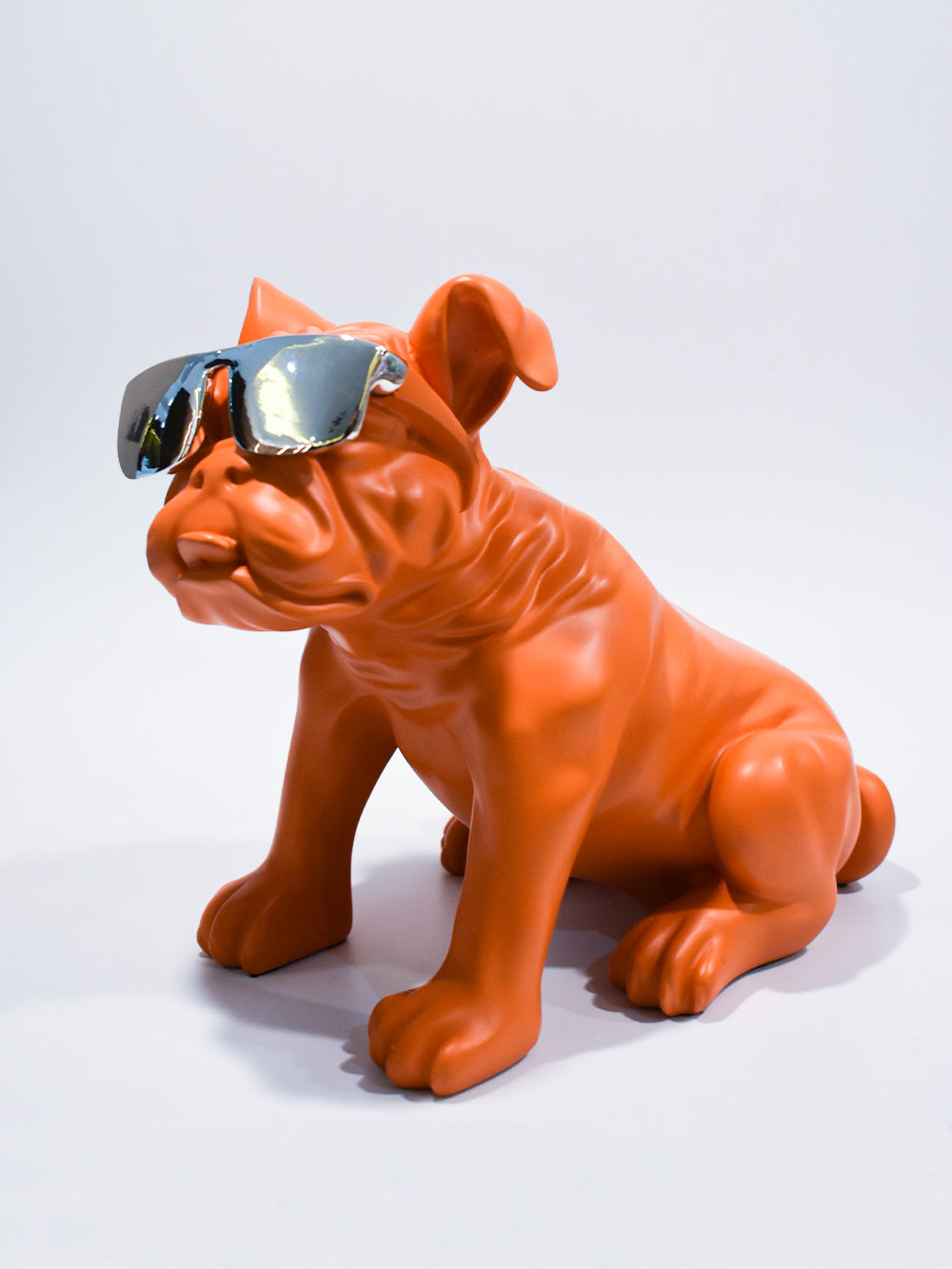 Bull Cool Orange Animal Figurines Decor Object