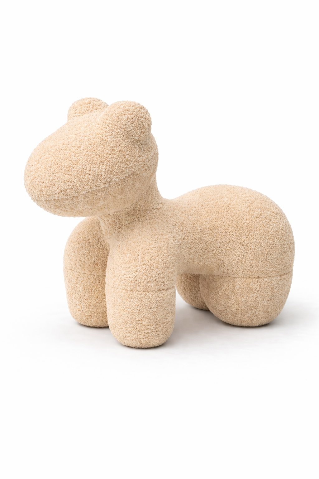 Élio Big Pony Boucle Stool - Beige