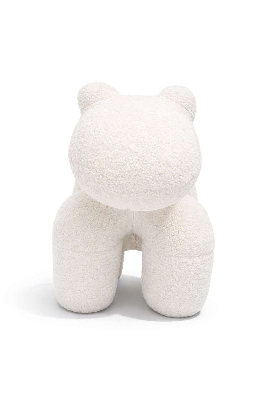 Élio Small Pony Boucle Stool - White