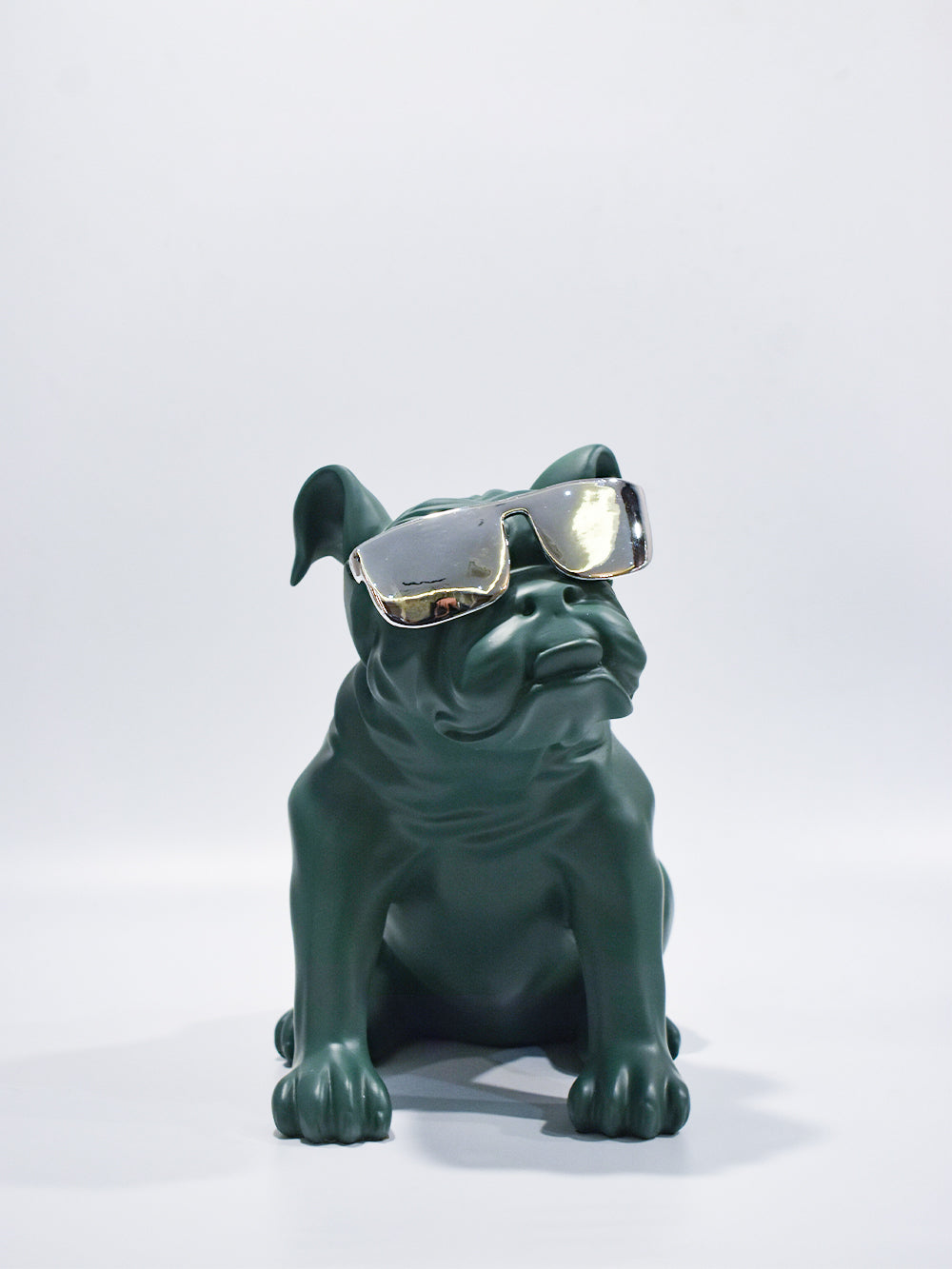 Bull Cool Green Animal Figurines Decor Object