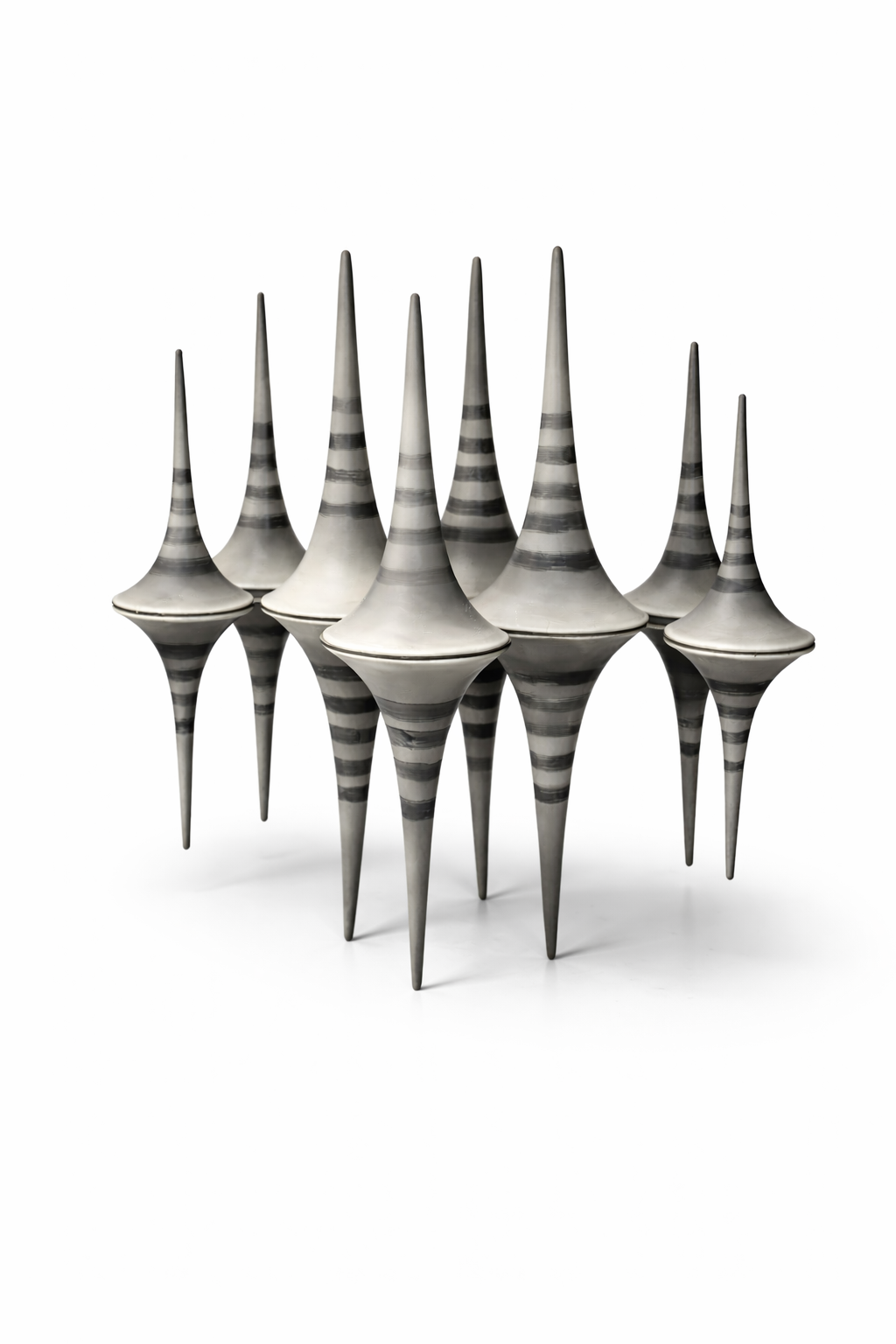 Luxe Horizon Peaks Abstract Sculpture