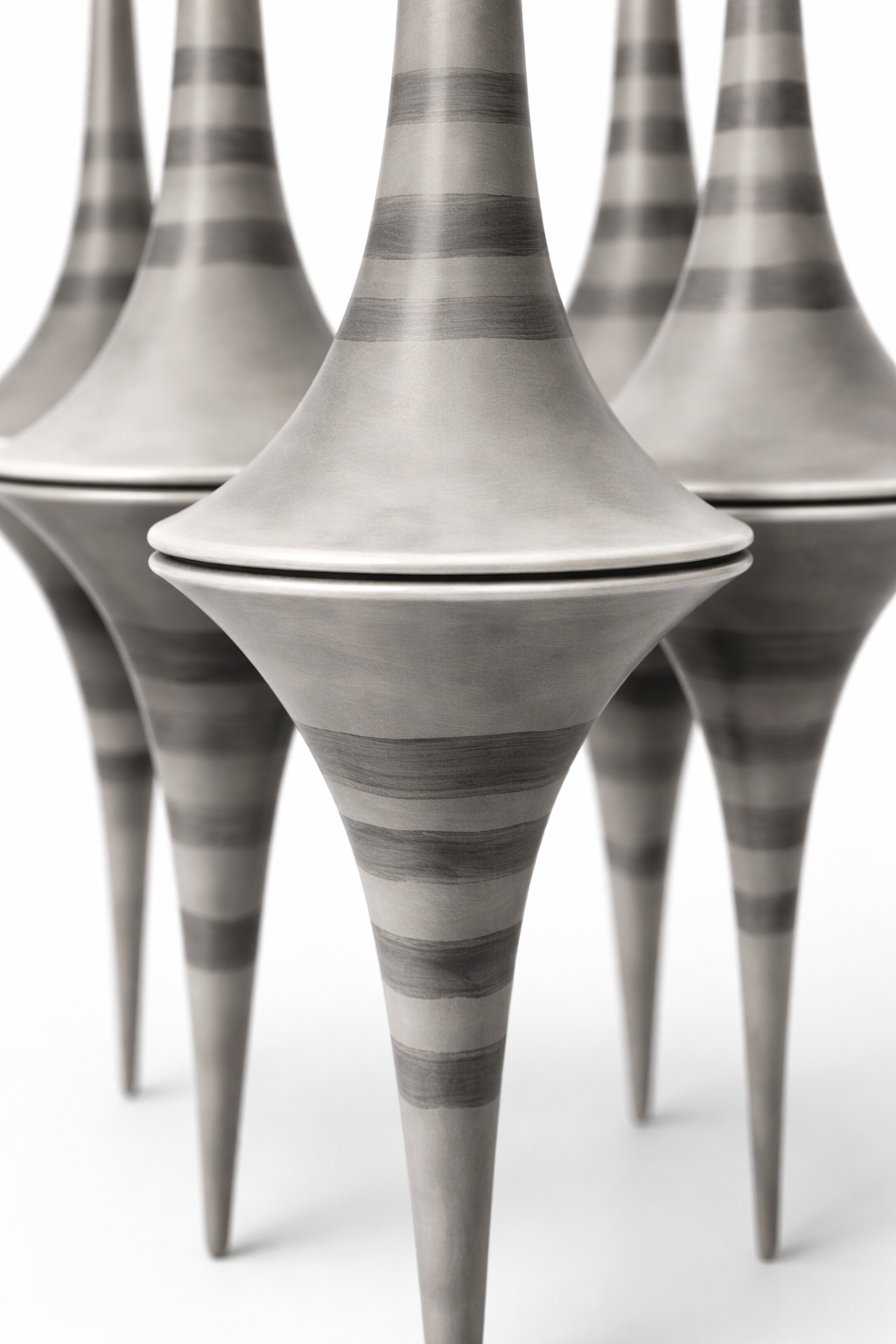 Luxe Horizon Peaks Abstract Sculpture