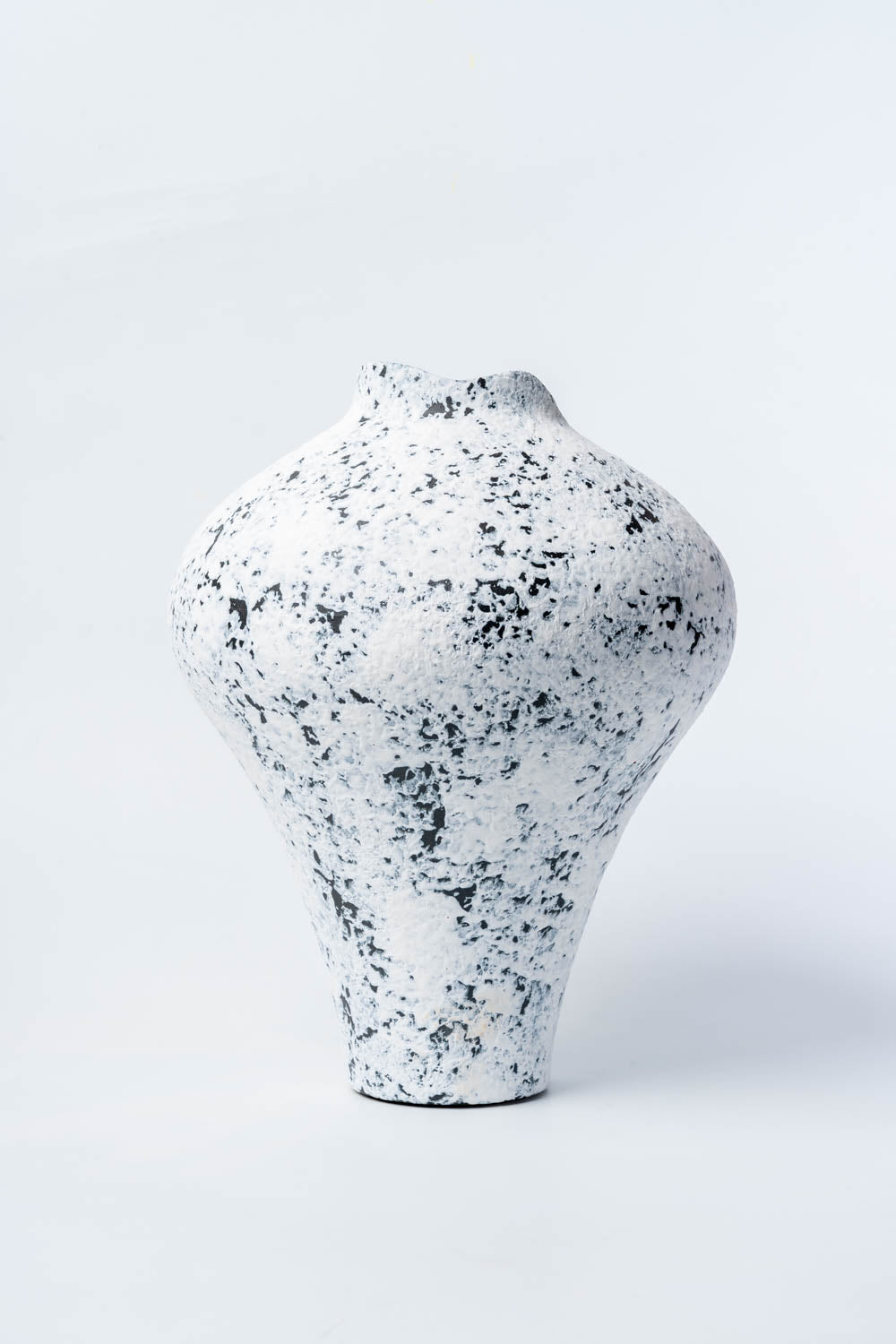 Frosted Terrain Monochrome Textured Vase Tall