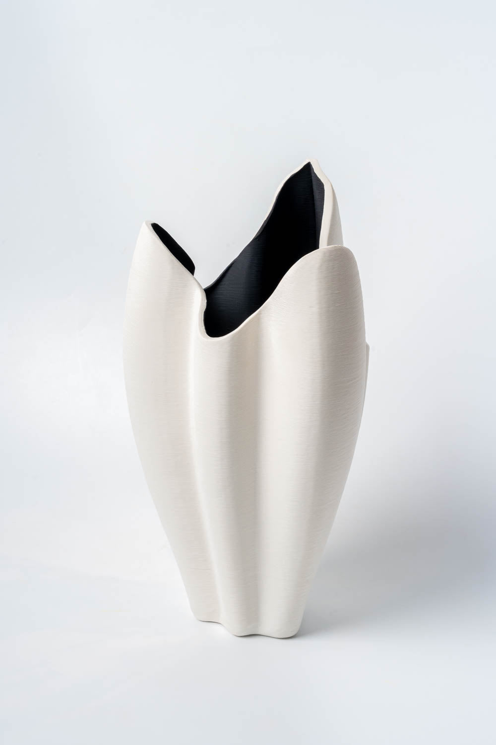 Ivory Bloom Petal Vase