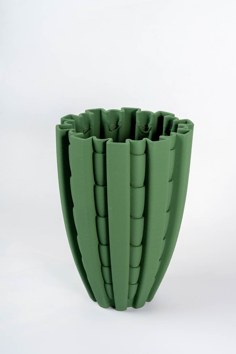 Green Bastion Ceramic Vase
