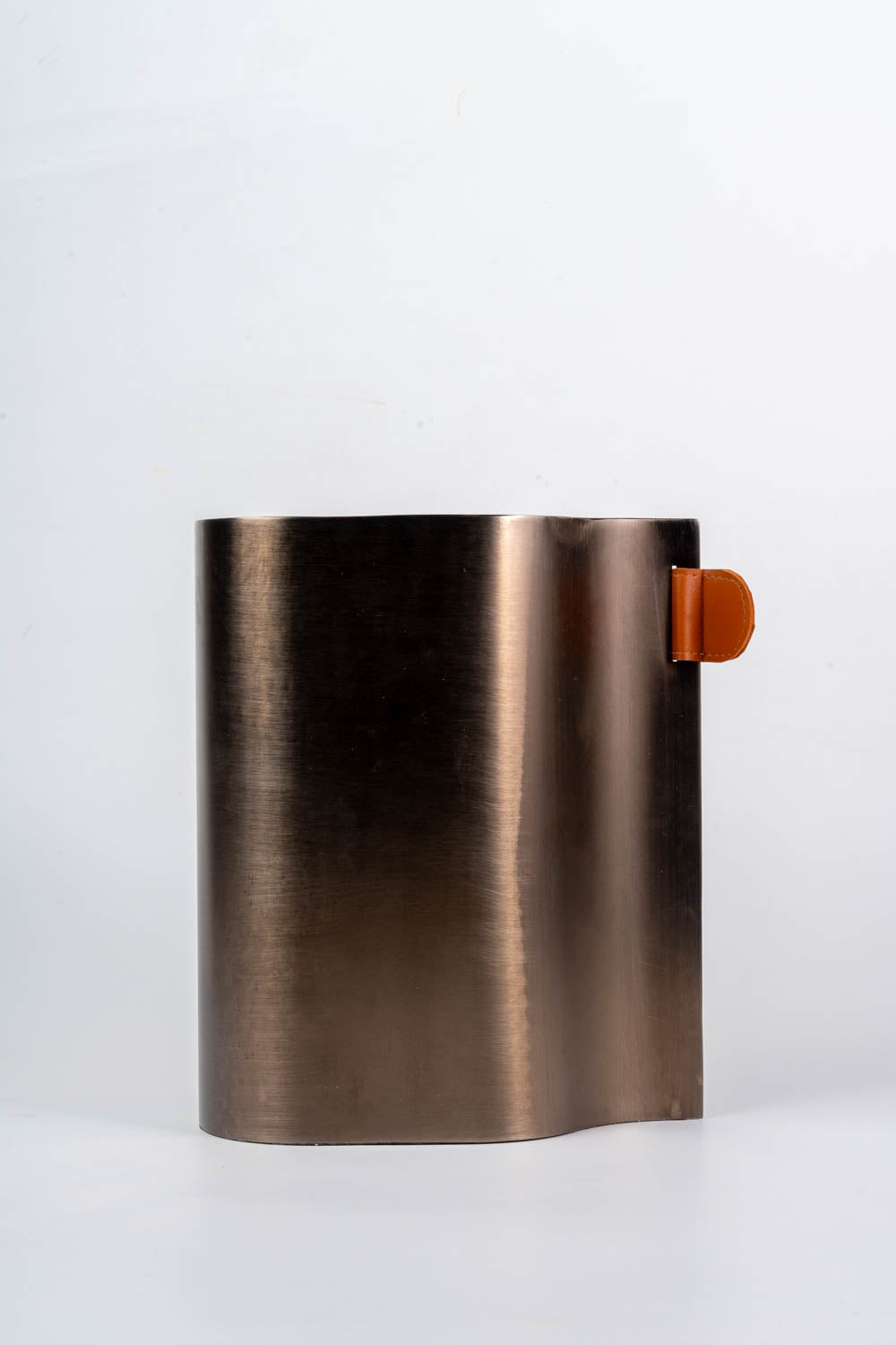 Arc Noir Metal Vase Small