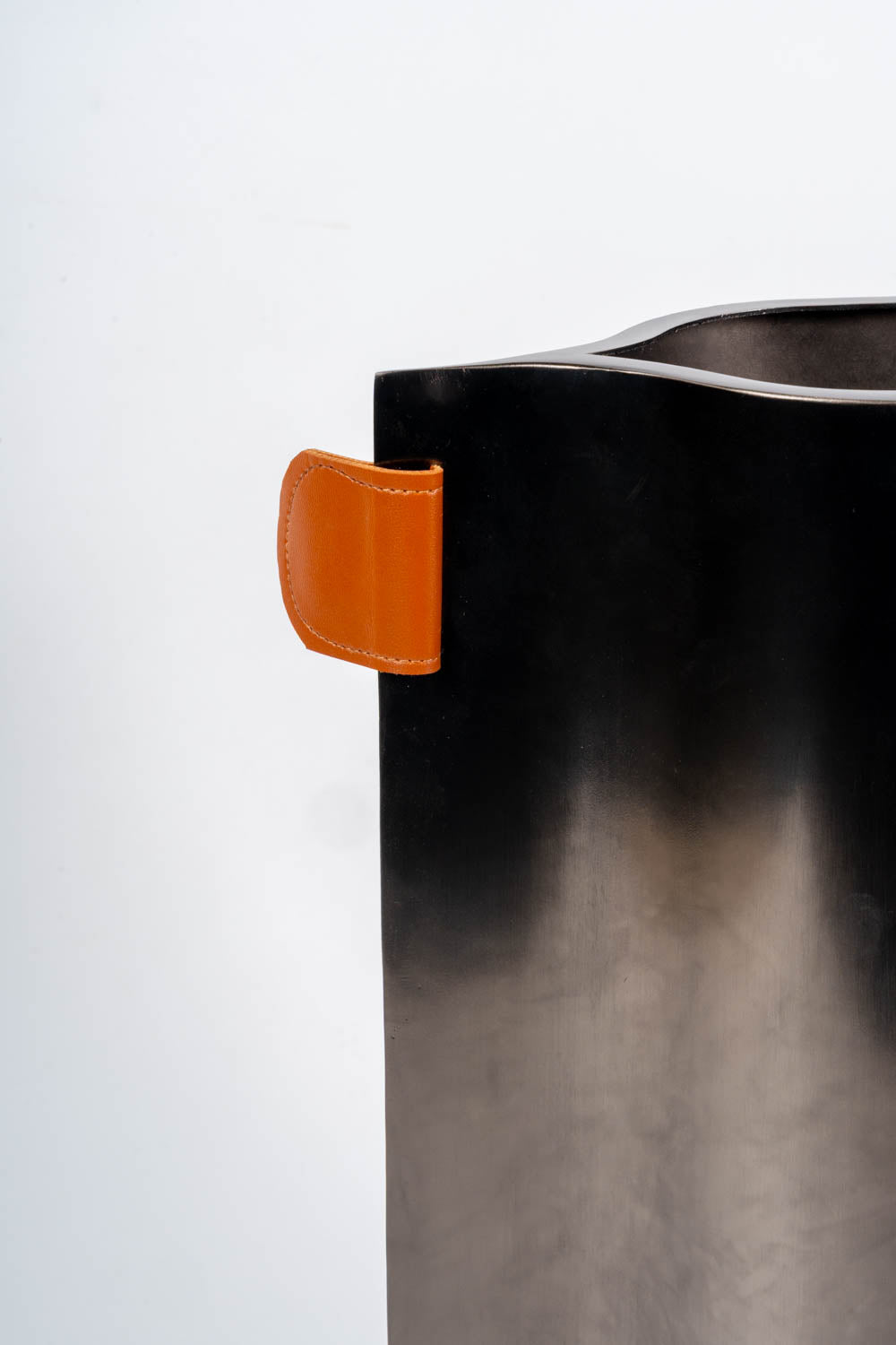 Arc Noir Metal Vase Large