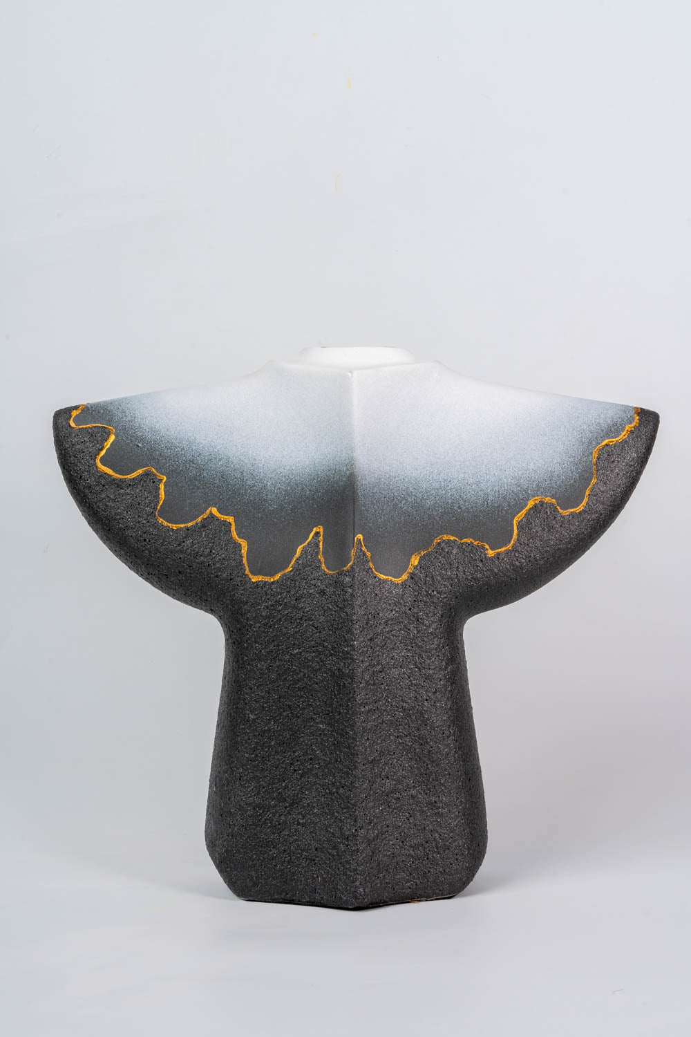 Kimono Black & White Vase