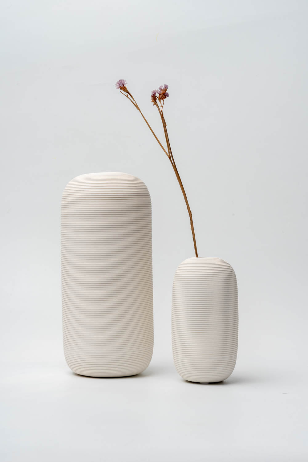 Ivory Softstone Capsule Vase Big