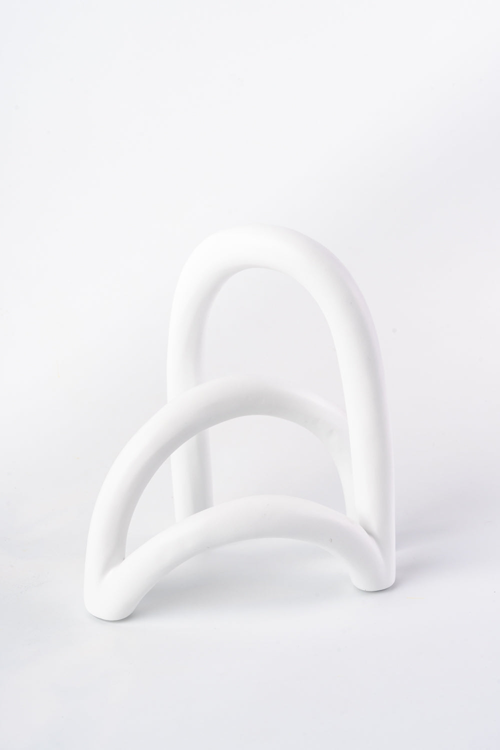 Minimal Arched Sculpture – White