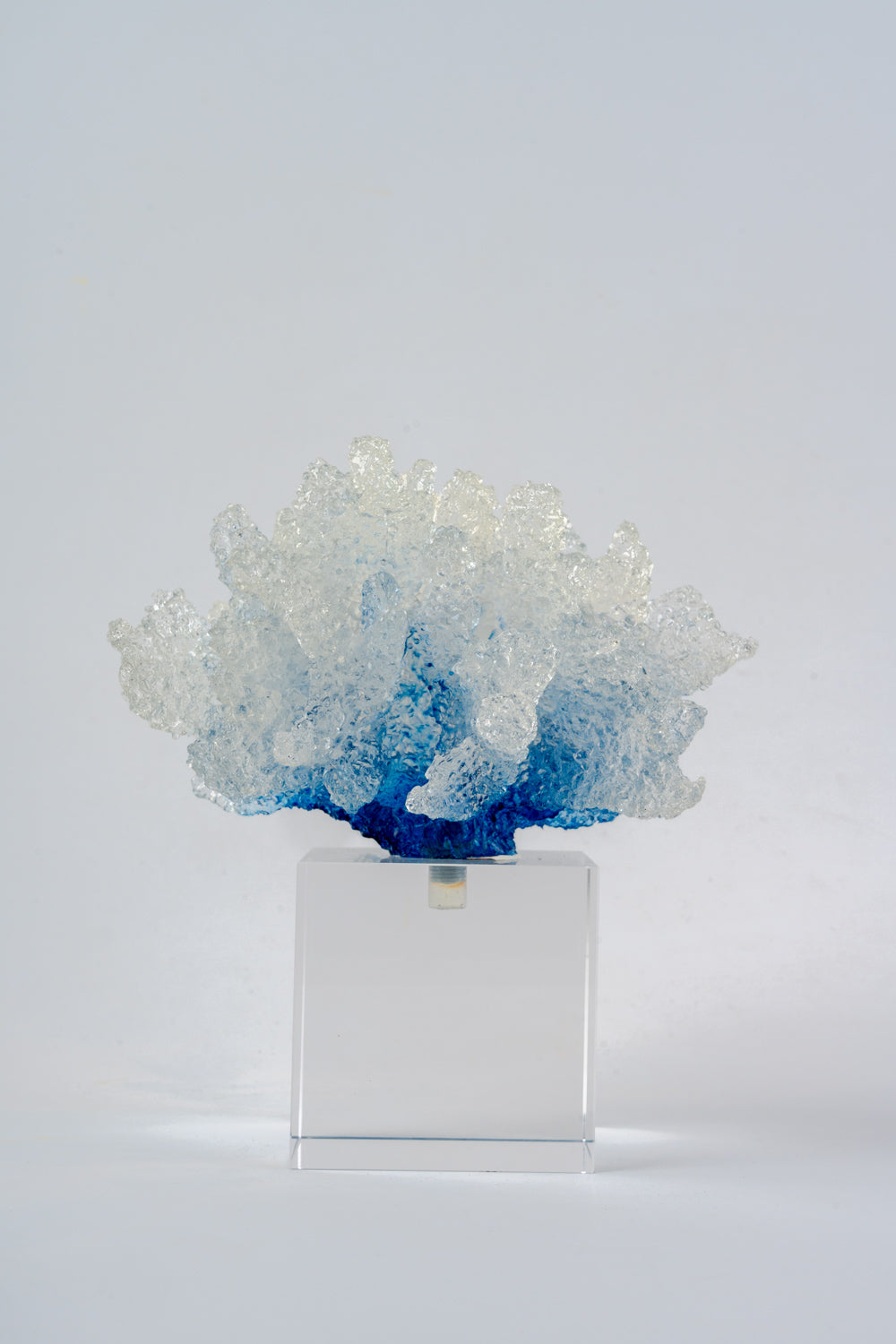 Azure Reef Crystal Sculpture Big