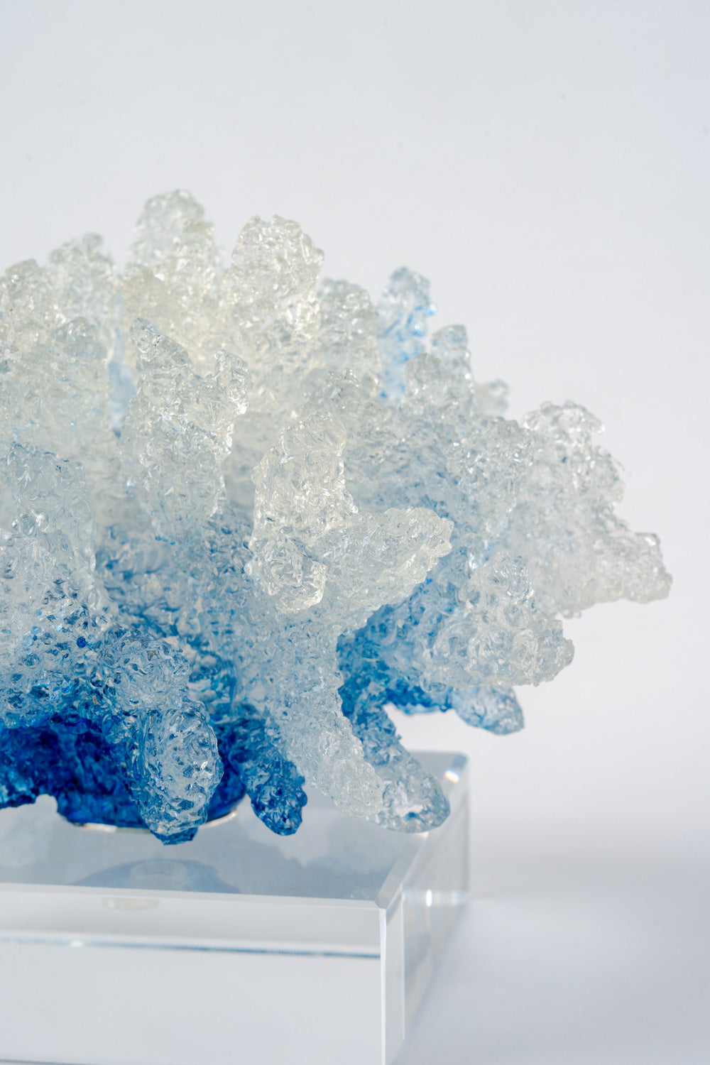 Azure Reef Crystal Sculpture Small