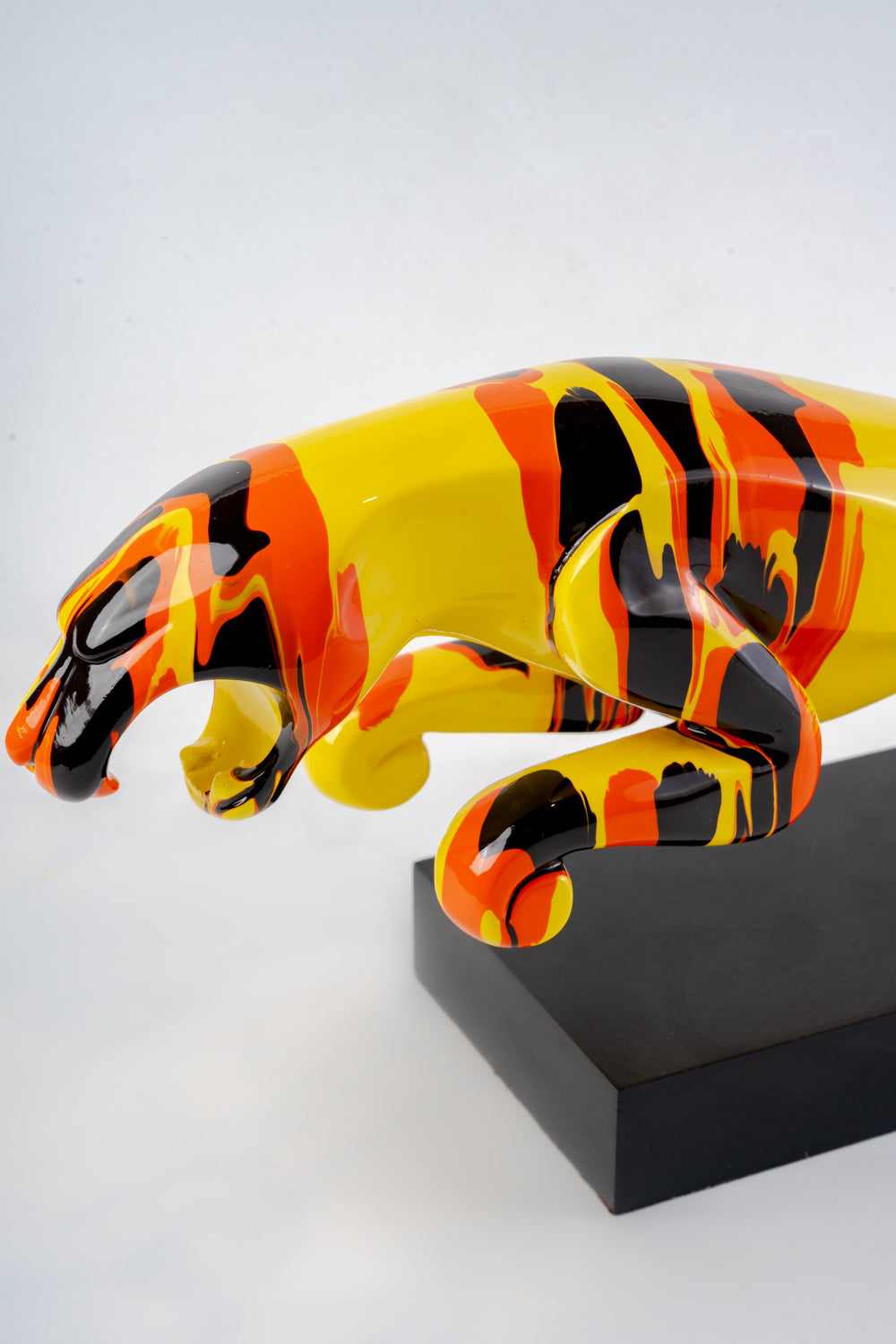 Ember Strike Panther Sculpture