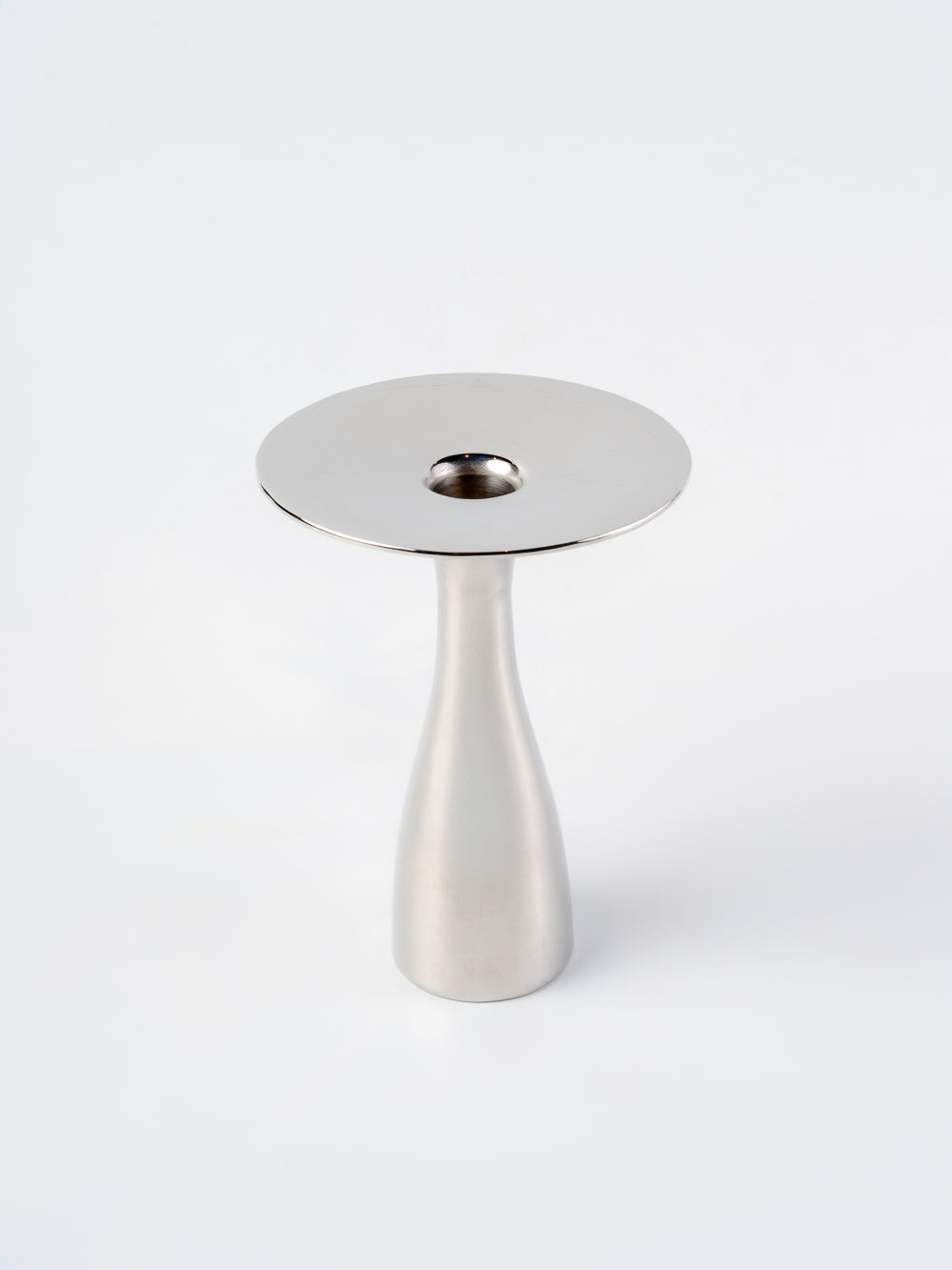 LUNA CHROME CANDLE STAND