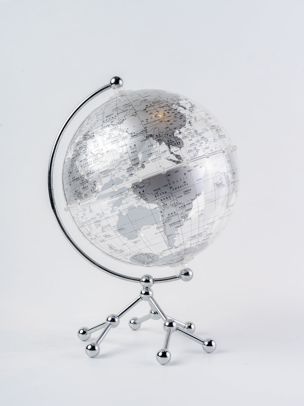 GO GLOBE ACRYLIC AND ALLOY GLOBE DÉCOR OBJECT