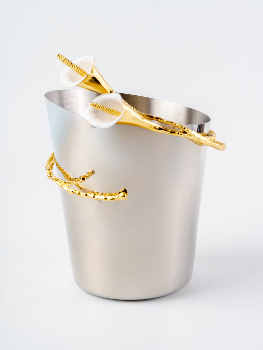 Lily Silver Ice Bucket