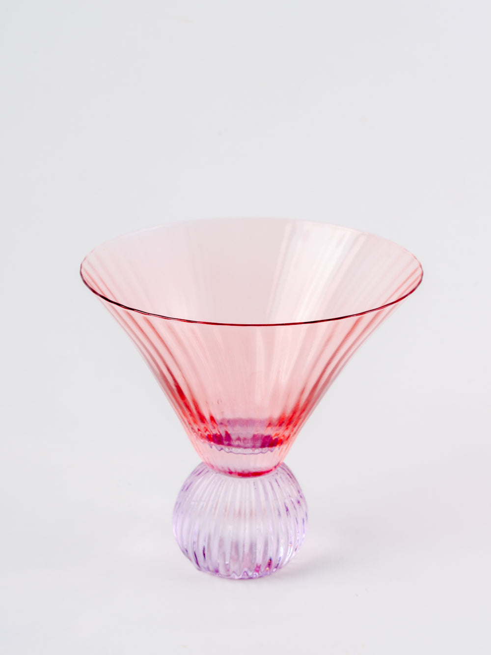 Daisy Pink Lavender Drinking Martini Glass Set Of 6