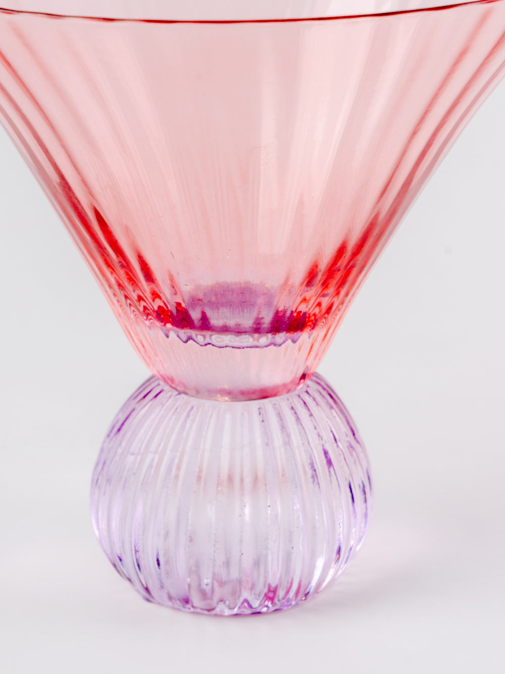 Daisy Pink Lavender Drinking Martini Glass Set Of 6