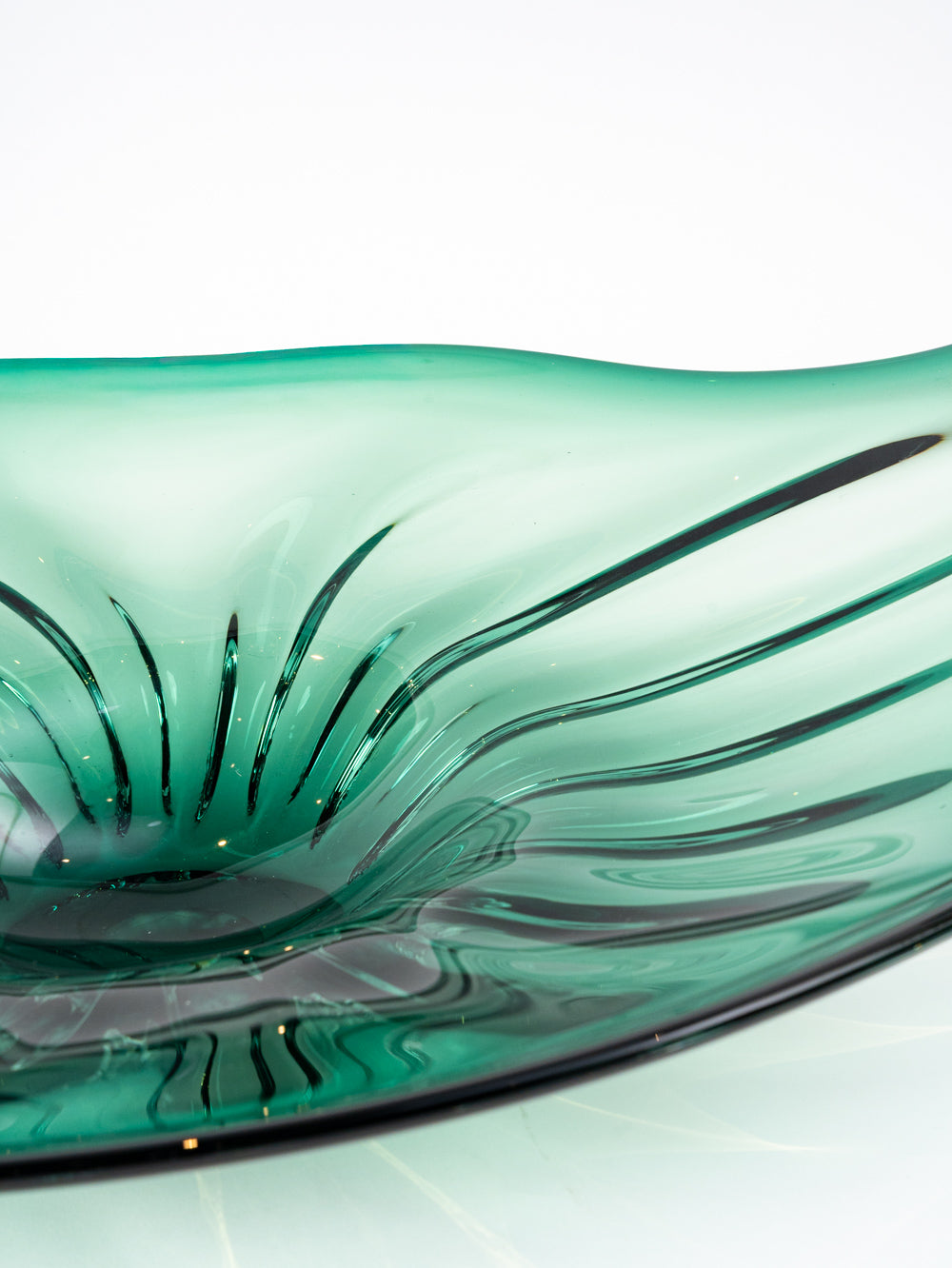Green Drift Leaf Bowl