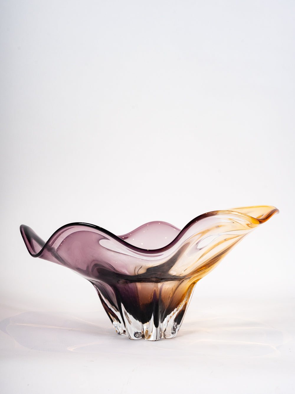 Amethyst Ember Wave Bowl