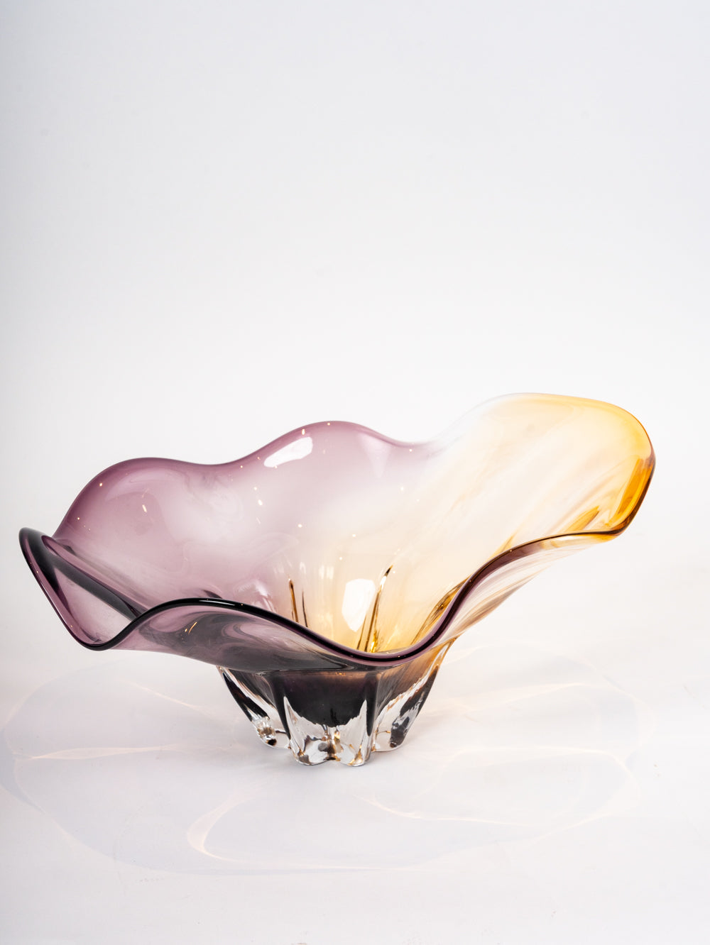 Amethyst Ember Wave Bowl