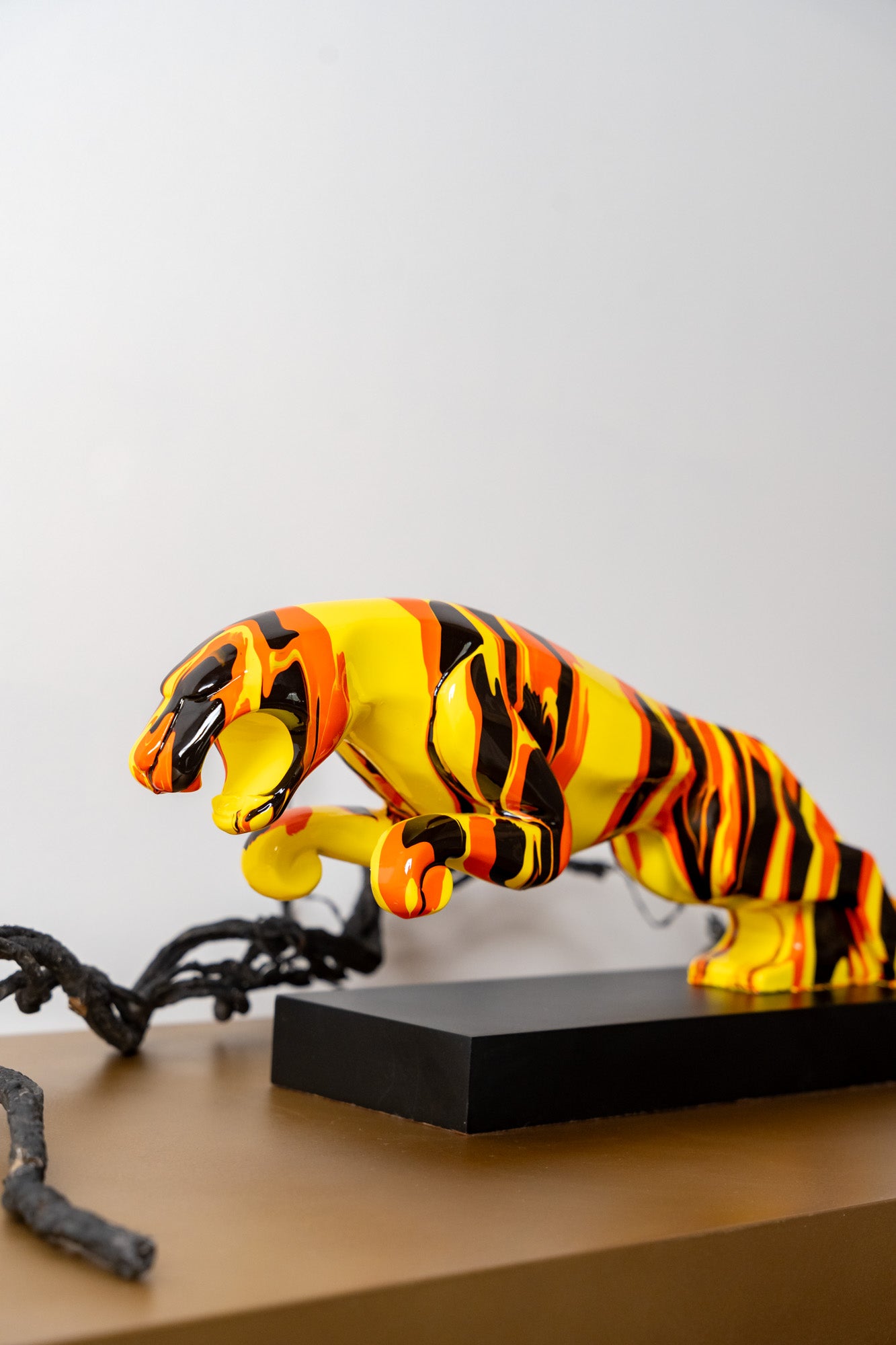 Ember Strike Panther Sculpture