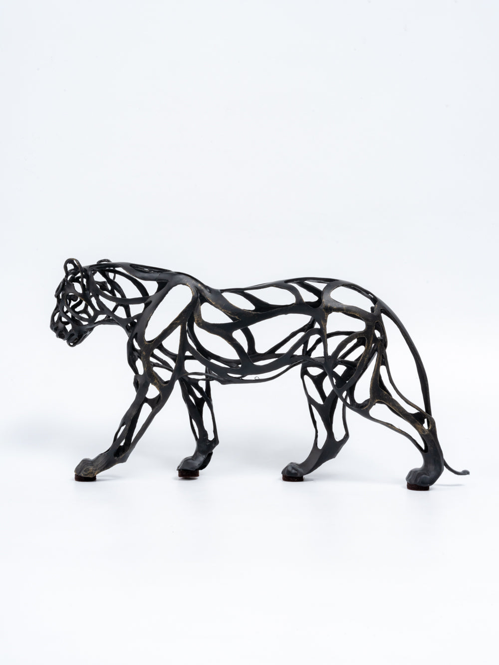 Inox Abstract Tiger Sculpture