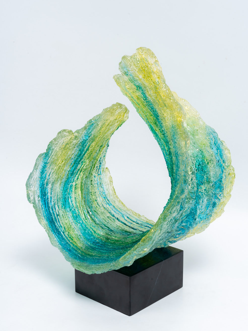 Ocean Crest Textured Sculpture