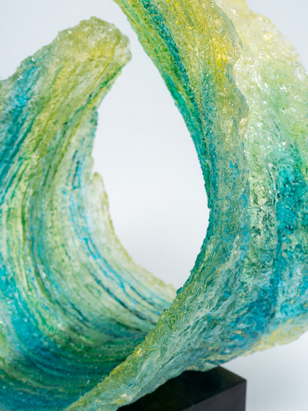 Ocean Crest Textured Sculpture