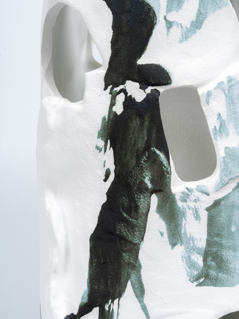 Ink Reverie Abstract Ceramic Vase