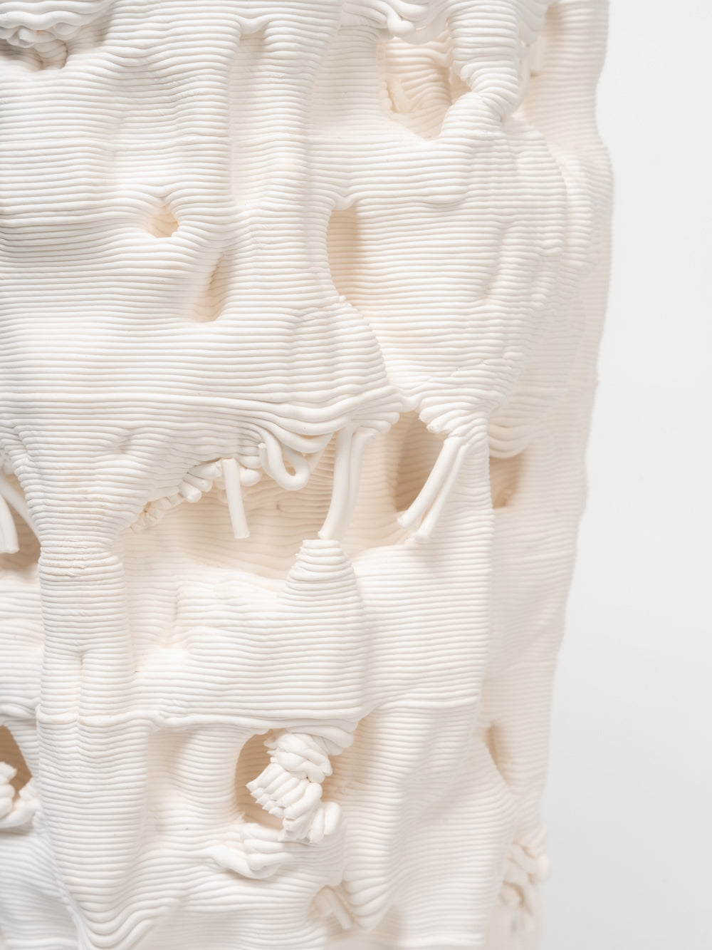 Moreg Ceramic Ivory Artistic Vase