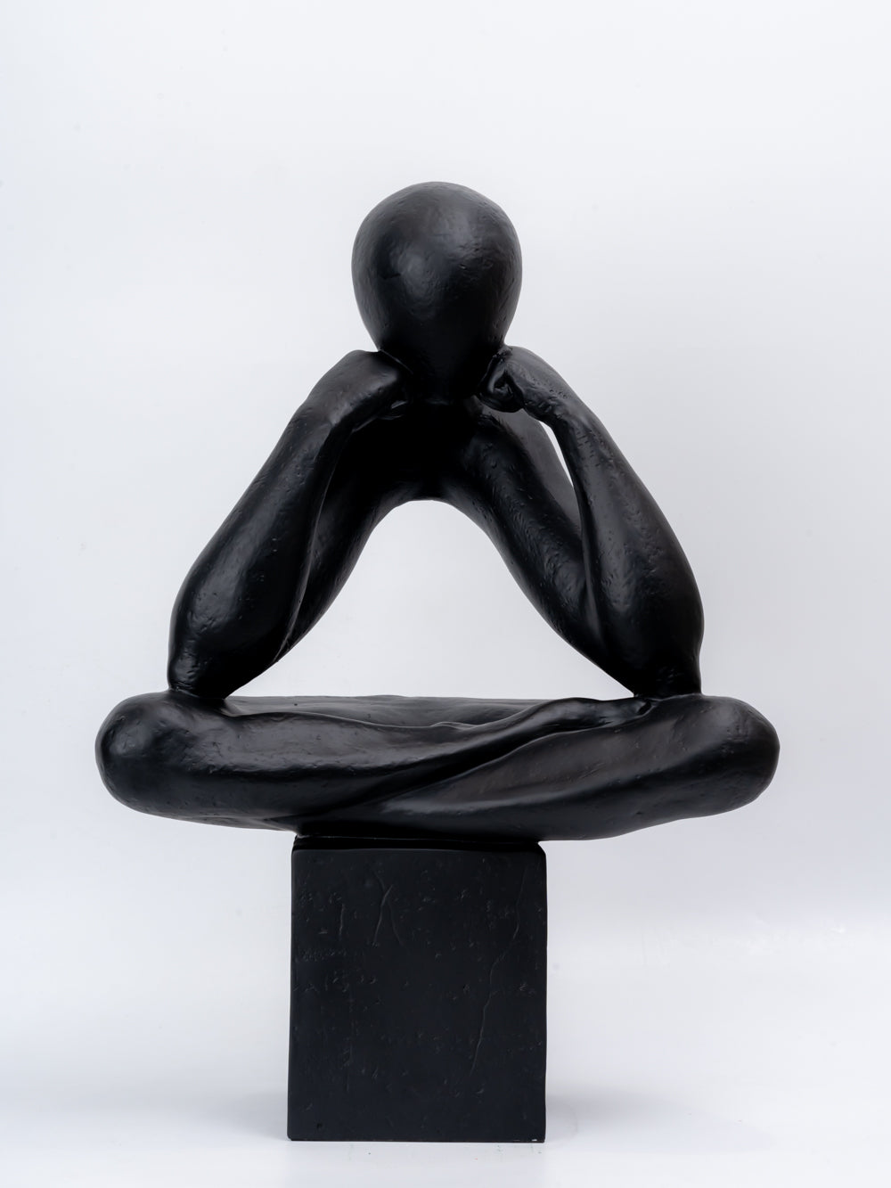 Luxe Abstract Deep Thinker Sculpture