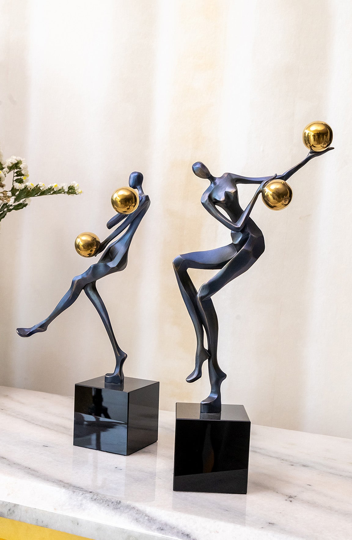 Ball Dance 2 Novelty Sculpture Decor Objecyt