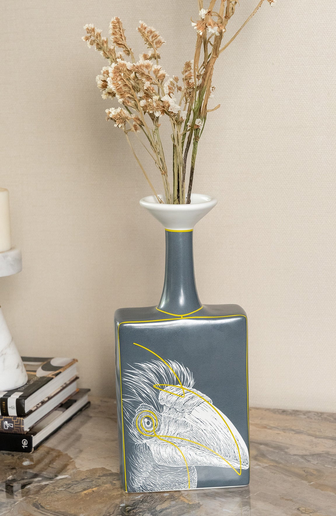 Raffia Multi Ceramic Vase