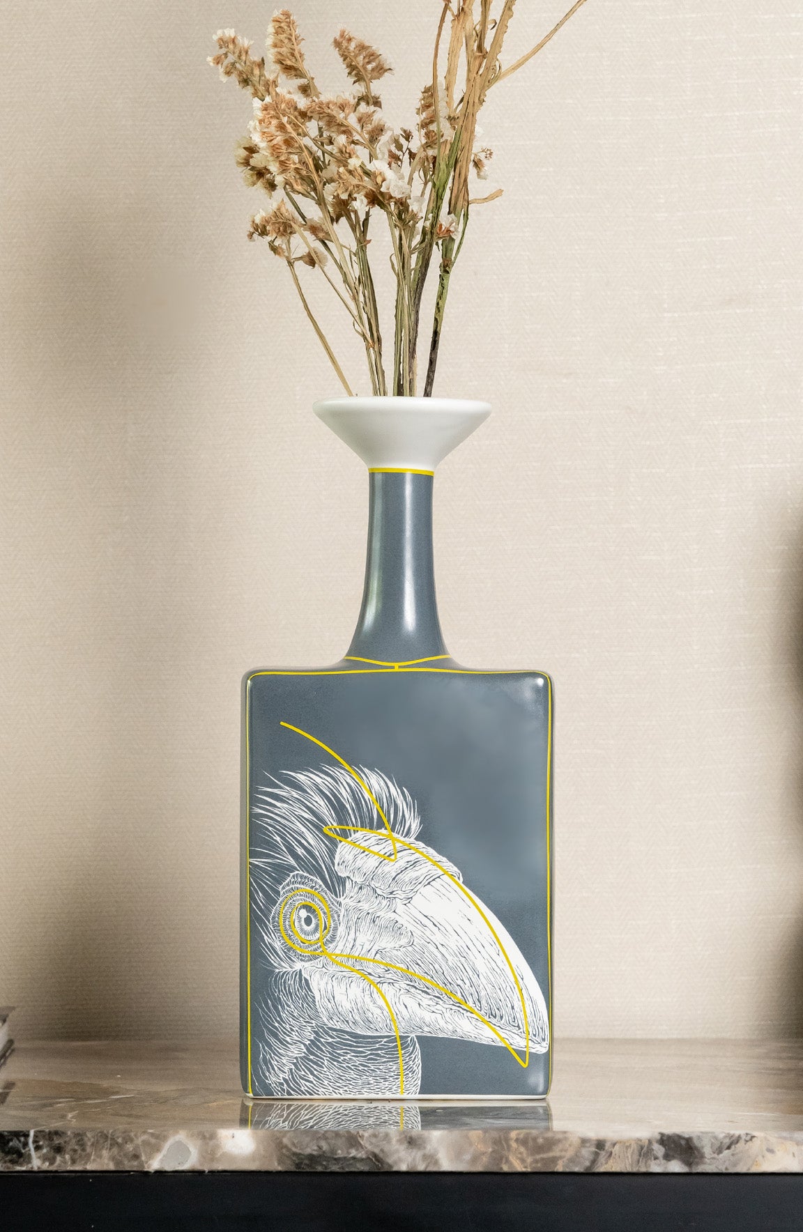 Raffia Multi Ceramic Vase