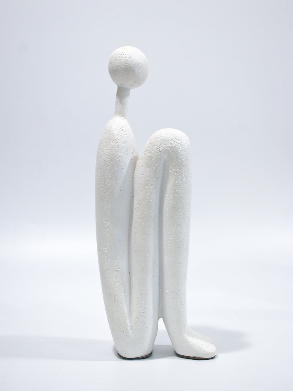 The Thinker & The Muse Bookends (White)