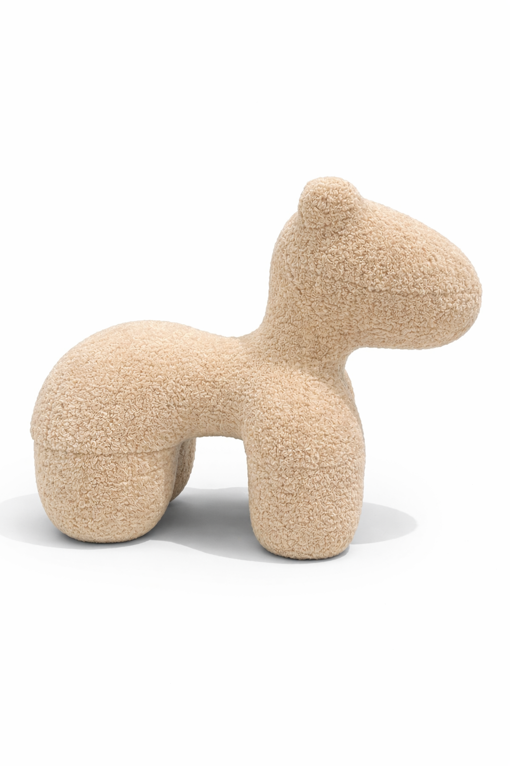Élio Big Pony Boucle Stool - Beige