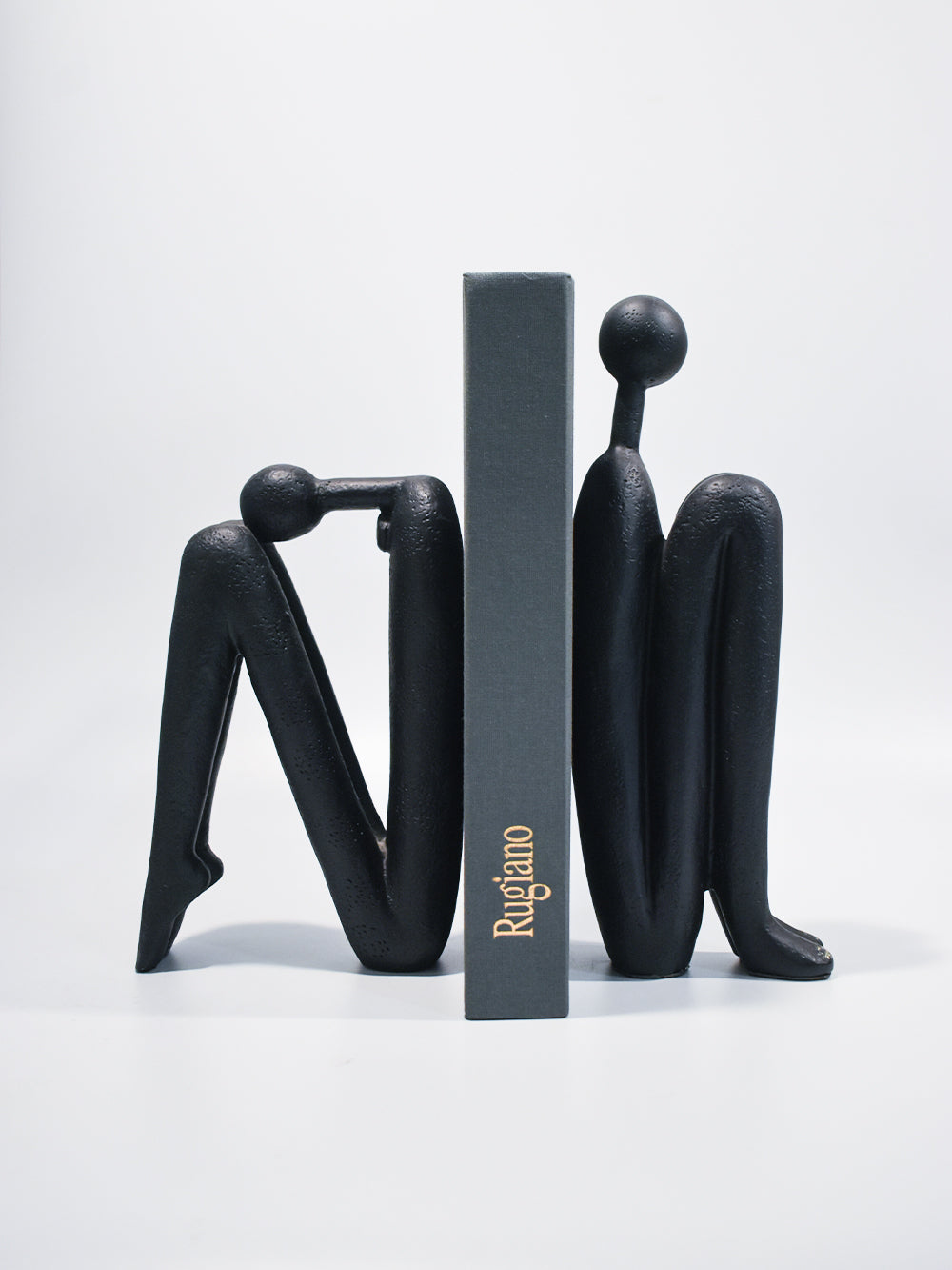 The Thinker & The Muse Bookends (Black)