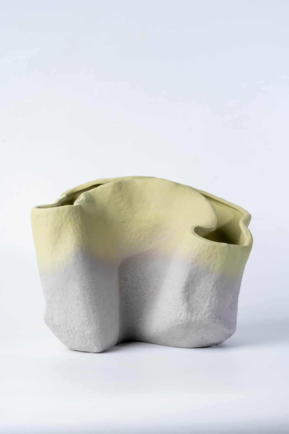Clay Fold Sculptural Vase Small