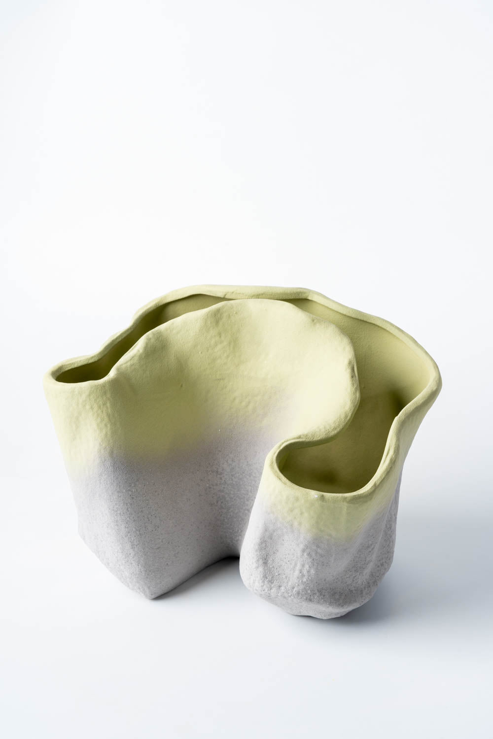 Clay Fold Sculptural Vase Small