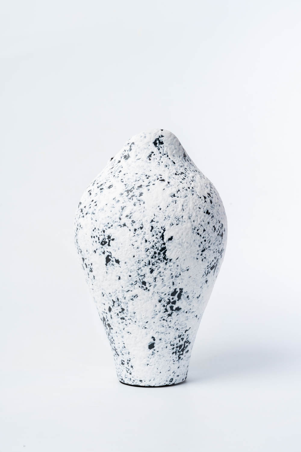 Frosted Terrain Monochrome Textured Vase Small