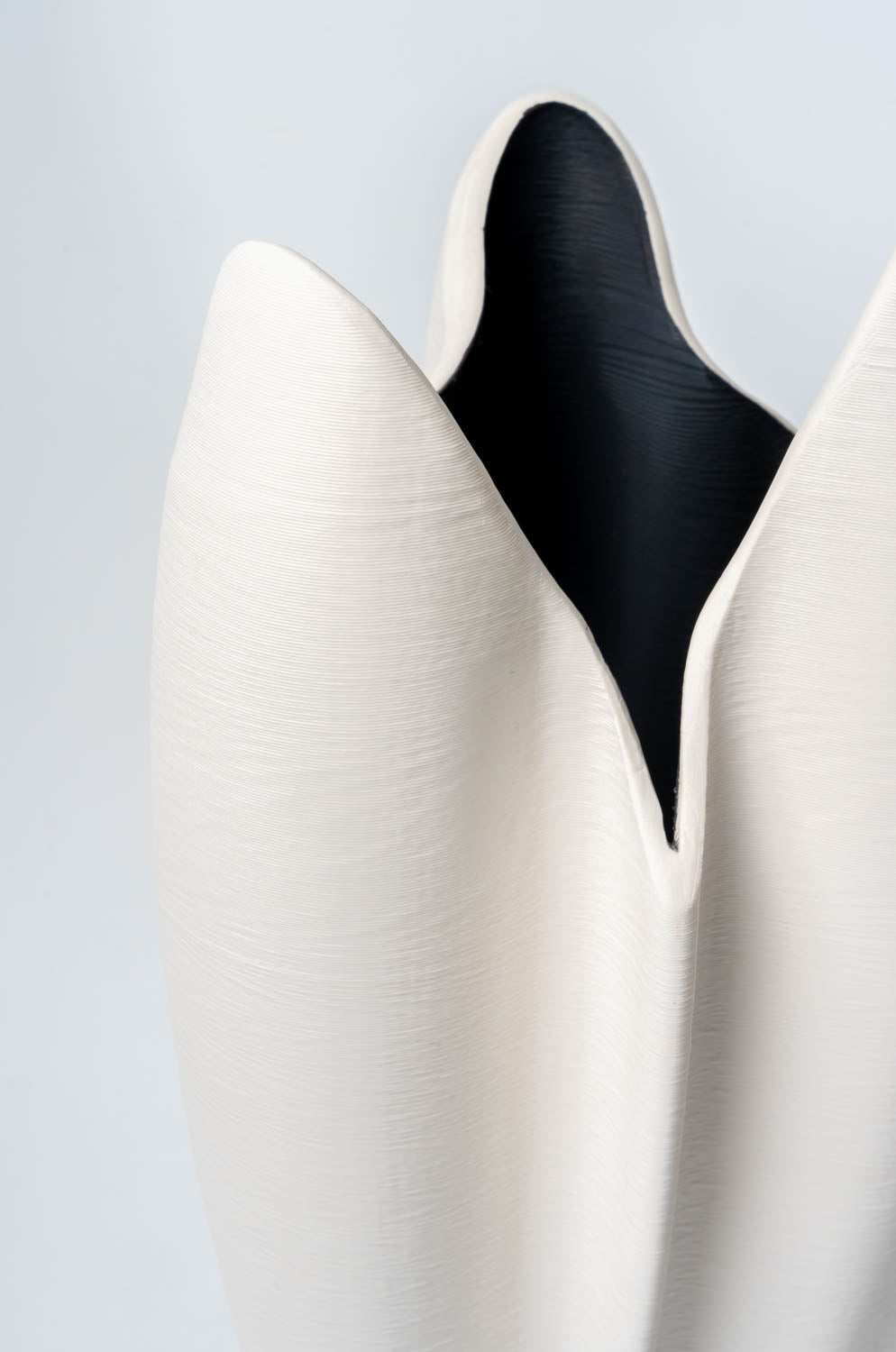 Ivory Bloom Petal Vase