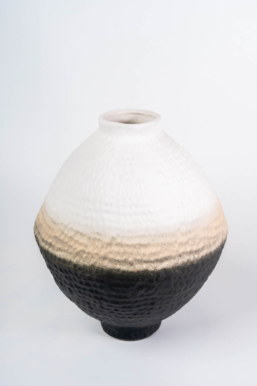 Dune Horizon Gradient Ceramic Vase Wide