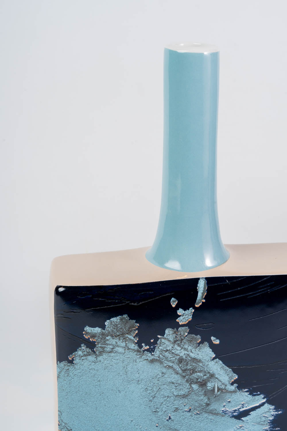 Midnight Shore Ceramic Vase