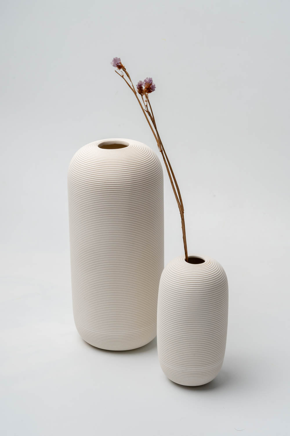 Ivory Softstone Capsule Vase Big