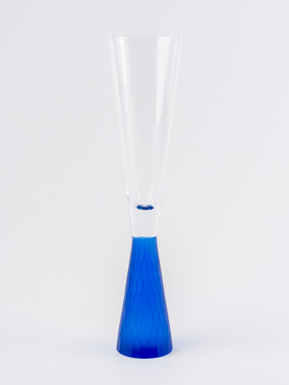 Nate Liqueur Blue Stem Clear Drinking Glass