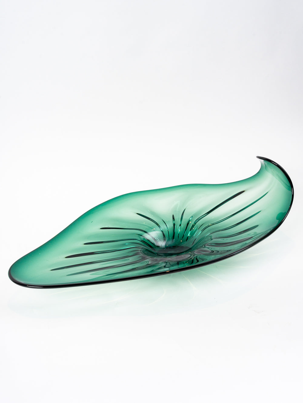 Green Drift Leaf Bowl