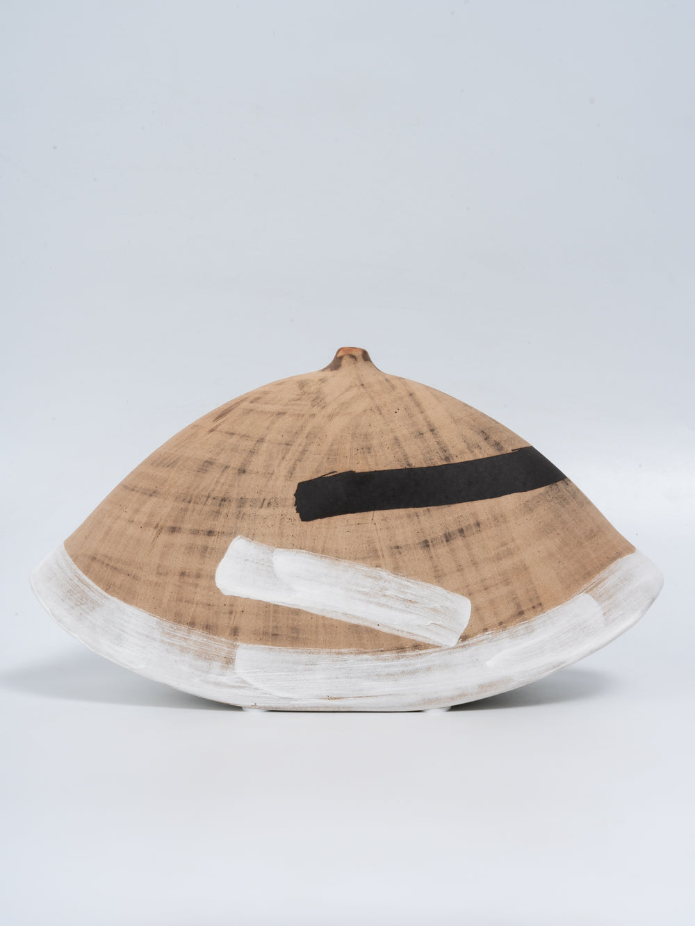 Desert Script Ceramic Vase Wide