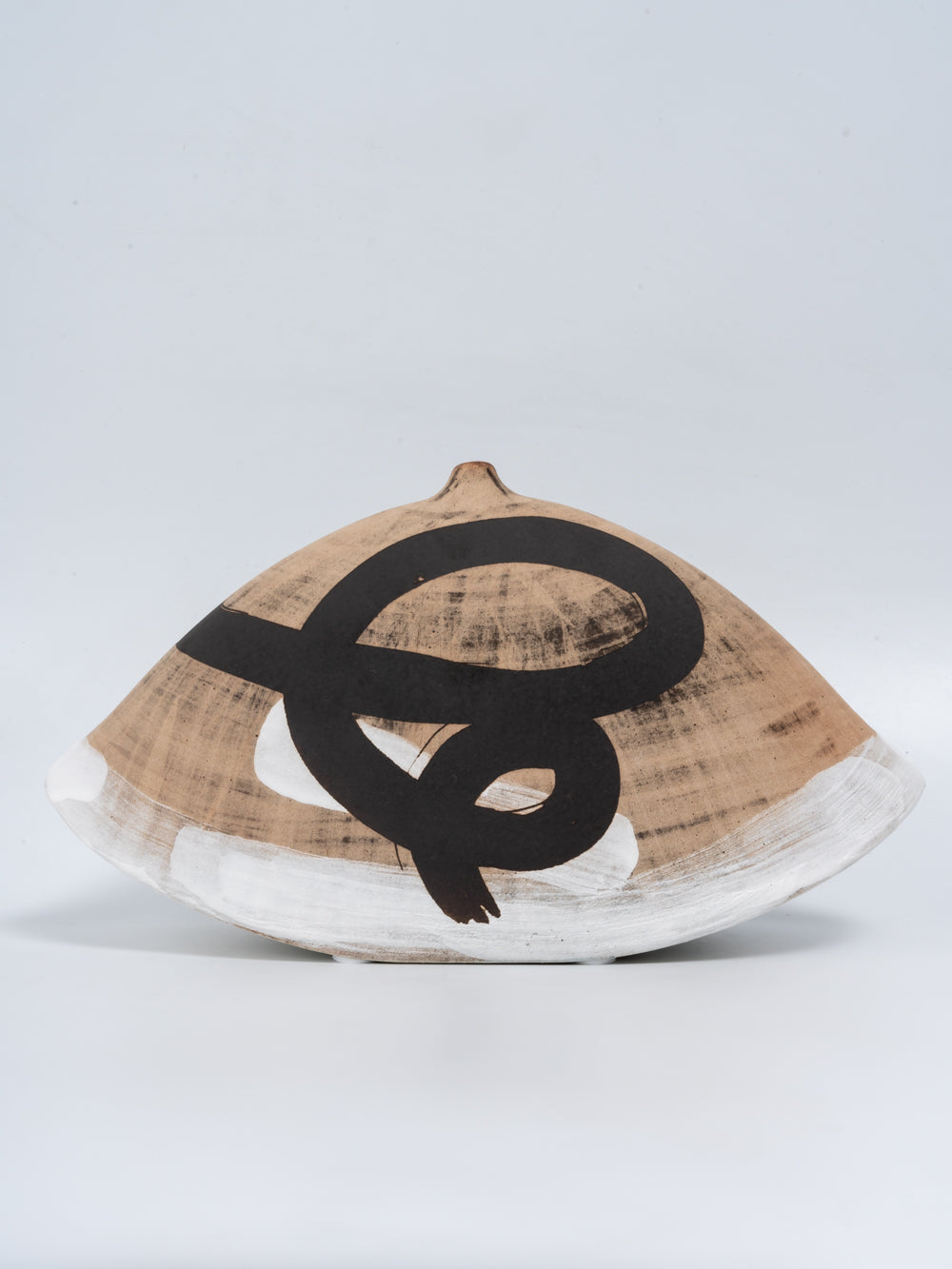 Desert Script Ceramic Vase Wide